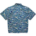 1994 Patagonia Mens A/C Cotton Print Shirt, Java Fish: Indigo (M)