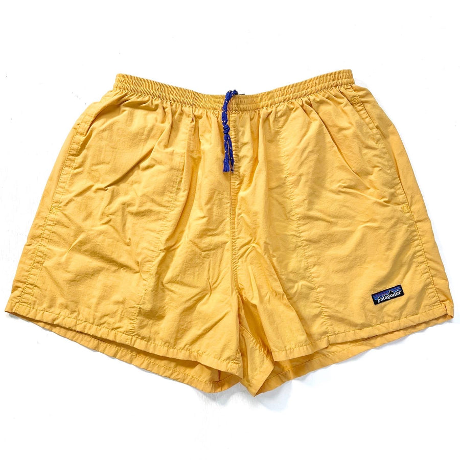 1999 Patagonia Mens 4” Baggies Shorts, Sunflower (L)