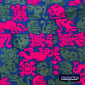 1992 Patagonia Mens 4” River Shorts, Creatures: Sapphire (S/M)