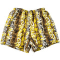 2004 Patagonia Mens 5” Printed Baggies Shorts, Brown & Yellow (L)