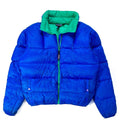 1989 Patagonia Hi-Loft Ripstop Goose Down Jacket, Electric Blue (S)