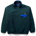 1993 Patagonia Synchilla Snap-T Pullover, Hunter & Sapphire (L)