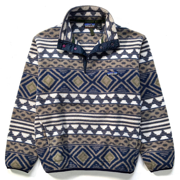 1996 Patagonia Printed Synchilla Snap-T, Saltillo: Driftwood (S)