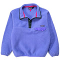 1992 Patagonia Synchilla Snap-T, Periwinkle & Hunter (S/M)