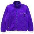 1991 Patagonia Made In The U.S.A. Retro Pile Cardigan, Purple (L)