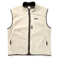2007 Patagonia Mens “Lost Arrow” Retro Pile Vest, Natural (XL)