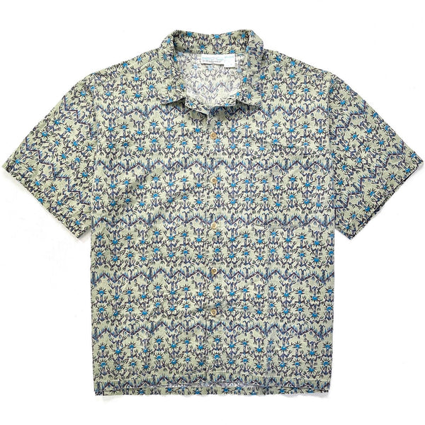 1990 Patagonia Mens A/C Cotton Print Shirt, Dancing Palms (L)