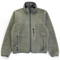 1999 Patagonia Retro Pile Cardigan, Eucalyptus & Dark Ash (S)