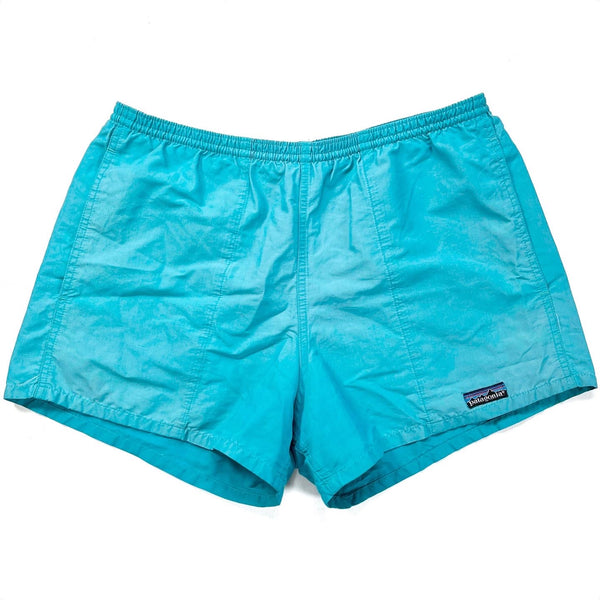 1985 Patagonia Mens 3.5” Baggies Shorts, Aqua Blue (M)