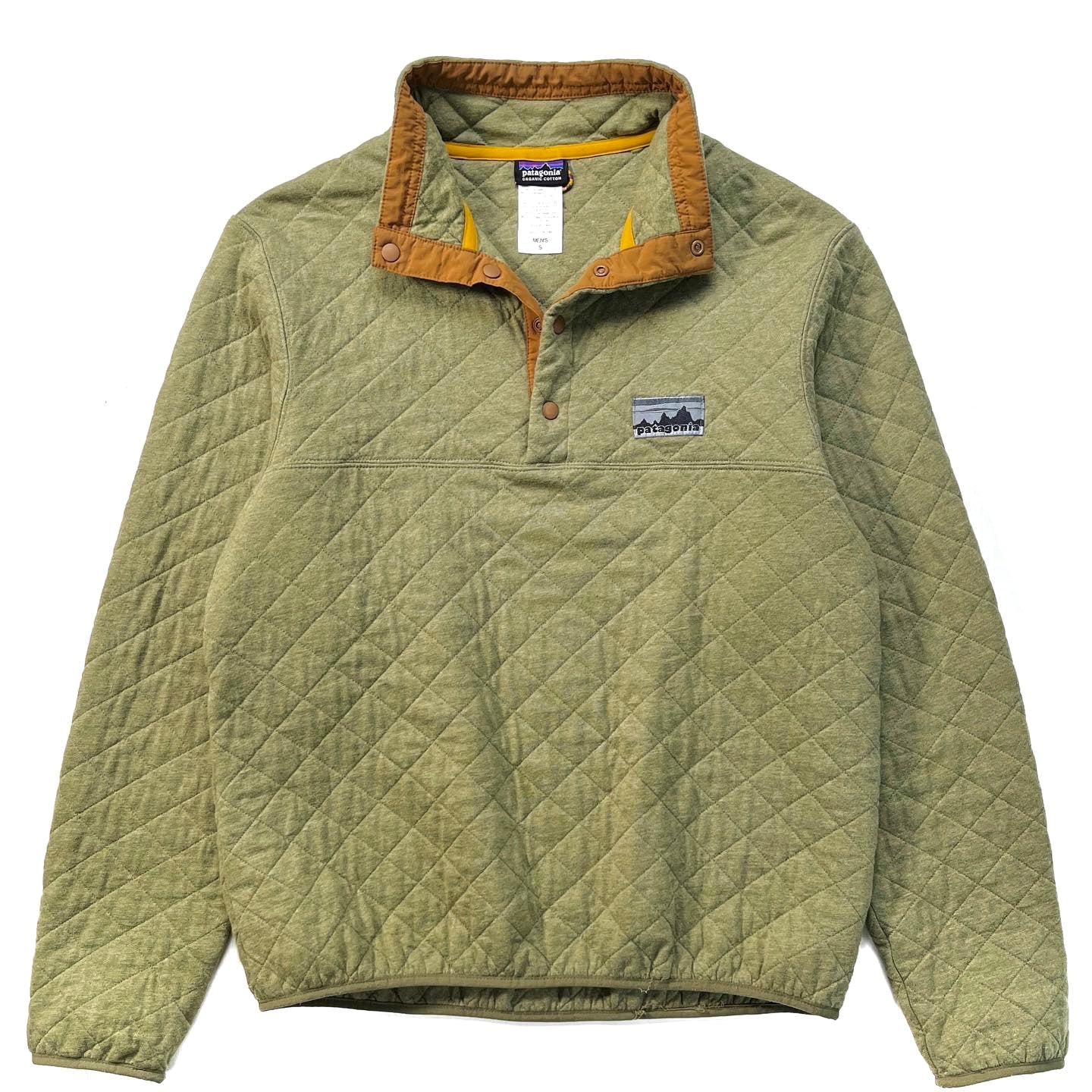 2014 Patagonia Legacy Diamond Quilt Snap-T, Fatigue Green (S)