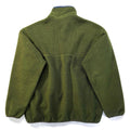 1994 Patagonia Synchilla Snap-T Pullover, Dark Olive & Ink Blue (L)