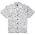 2001 Patagonia Mens A/C Cotton Print Shirt, Bonefish: Natural (L)