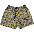 1999 Patagonia Mens 5” Printed Nylon River Shorts, Gridlock: Pear (XL)