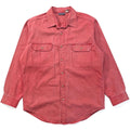 1992 Patagonia Mens Cotton Canvas Shirt, Weathered Red (L/XL)