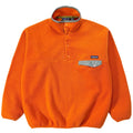 1998 Patagonia Synchilla Snap-T, Cadmium Orange & Sagebrush (L)
