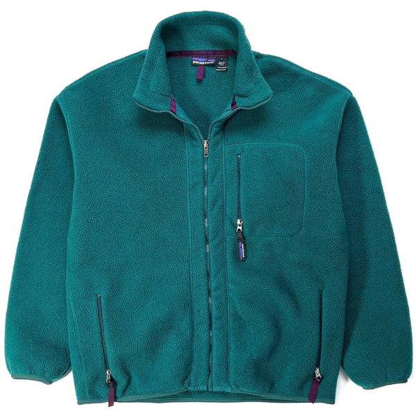 1993 Patagonia Made In The U.S.A. Synchilla Jacket, Spruce (L)
