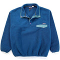 1999 Patagonia Synchilla Snap-T, Pacific Blue Overdye (XL)