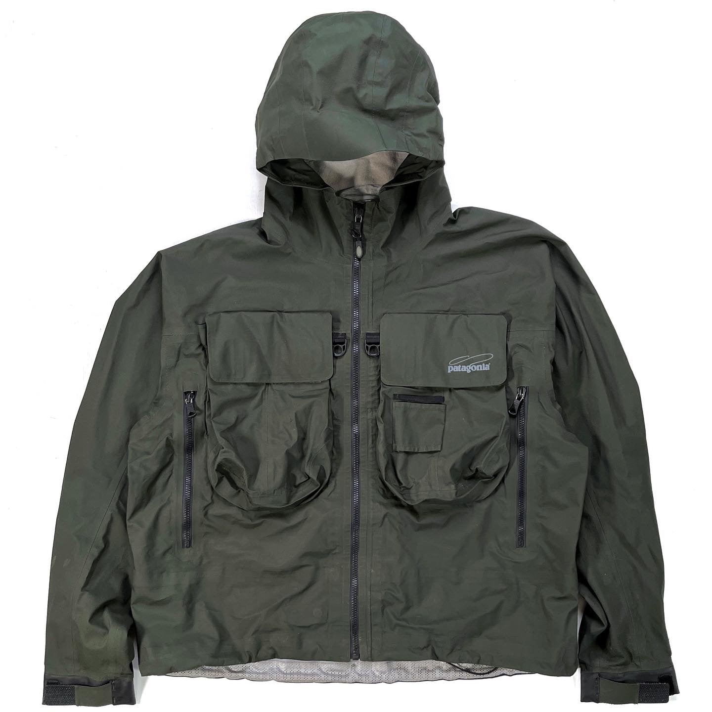 2012 Patagonia Mens SST Fishing Jacket, Green (L/XL)
