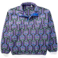 1993 Patagonia Printed Synchilla Snap-T, Tehuelche: Charcoal (L)