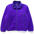 1991 Patagonia Made In The U.S.A. Retro Pile Cardigan, Purple (L)