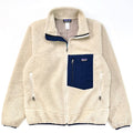 2013 Patagonia Classic Retro-X Jacket, Natural & Classic Navy (M)