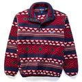 1996 Patagonia Printed Synchilla Snap-T, Saltillo: Burnt Chili (S)