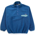 1999 Patagonia Synchilla Snap-T, Pacific Blue Overdye (XL)