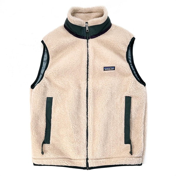 1997 Patagonia Made In The U.S.A. Retro-X Vest, Natural & Hunter (M)