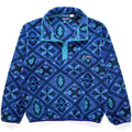 1993 Patagonia Printed Synchilla Snap-T, Mosaic: Heather Grey (M)