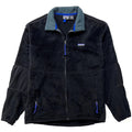1999 Patagonia Mens Polartec R2 High Pile Full-Zip Jacket, Black (L)