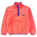 1989 Patagonia Womens Synchilla Snap-T, Neon Orange (12)