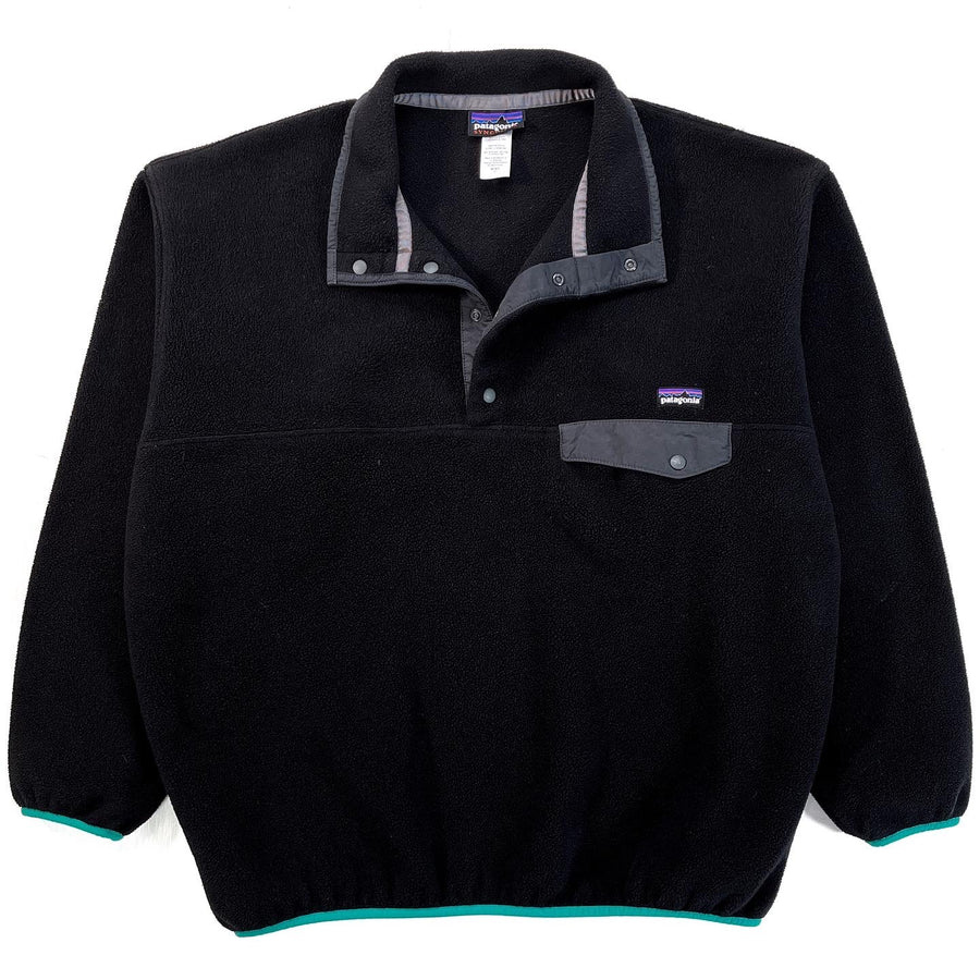 2013 Patagonia Synchilla Snap-T Fleece Pullover, Black (XL)