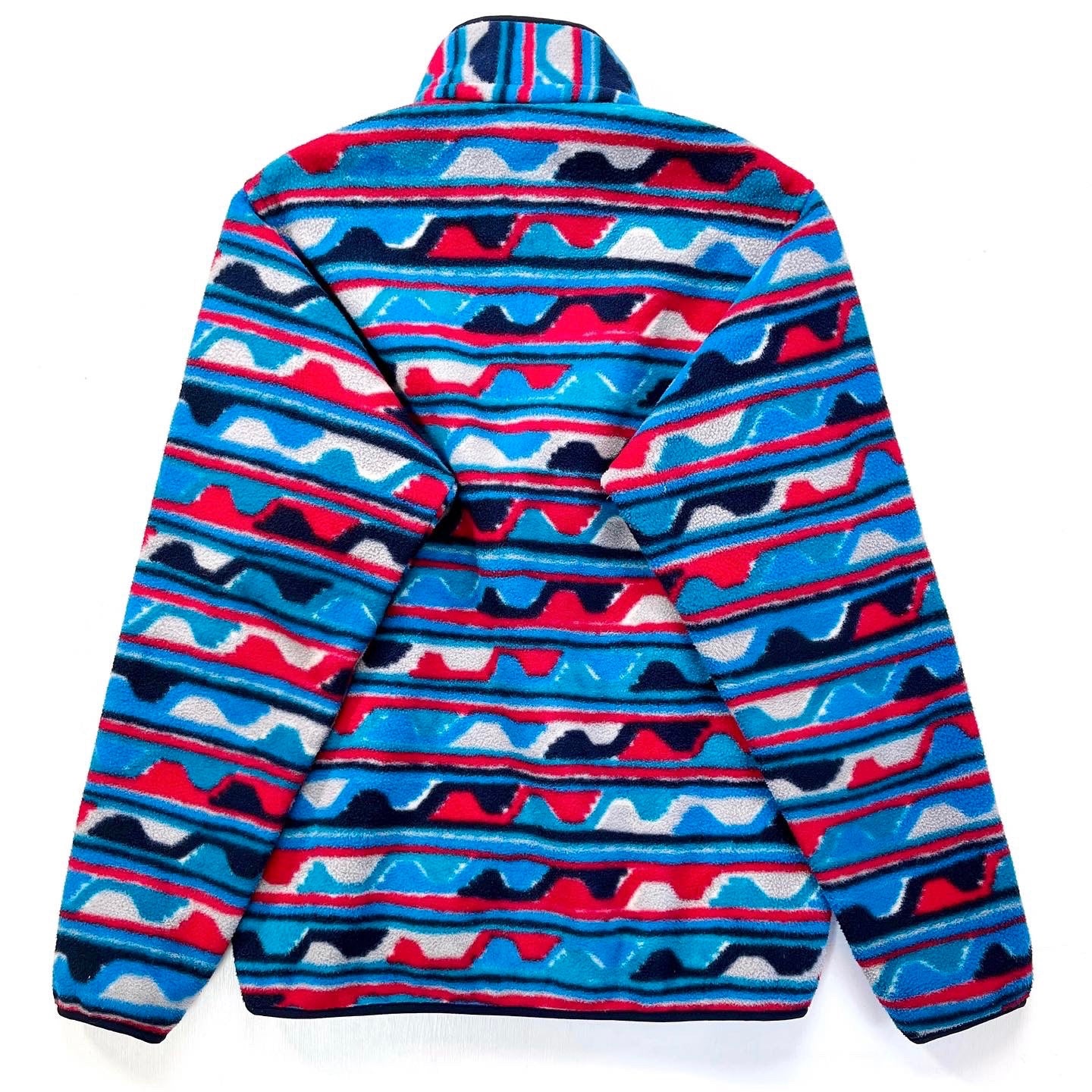 2016 Patagonia Printed Synchilla Snap-T, Delta: Navy Blue (XS/S)