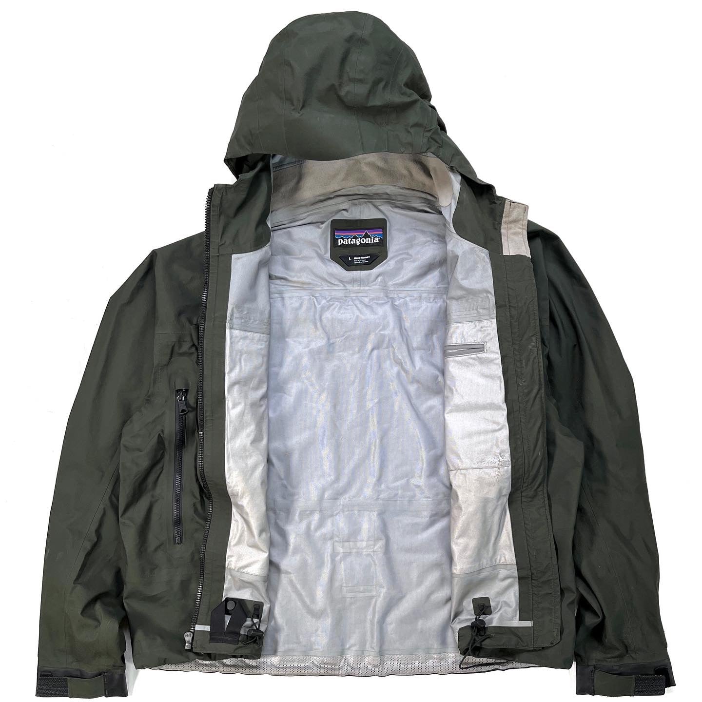 2012 Patagonia Mens SST Fishing Jacket, Green (L/XL)