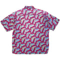 1991 Patagonia Mens Cotton A/C Print Shirt, Fish: Red (L)