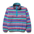 1992 Patagonia Printed Synchilla Snap-T, Diamonds: Light Plum (S)
