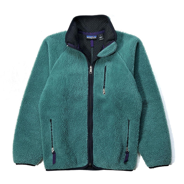 1997 Patagonia Made In The U.S.A. Retro Pile Cardigan, Fir Green (S)