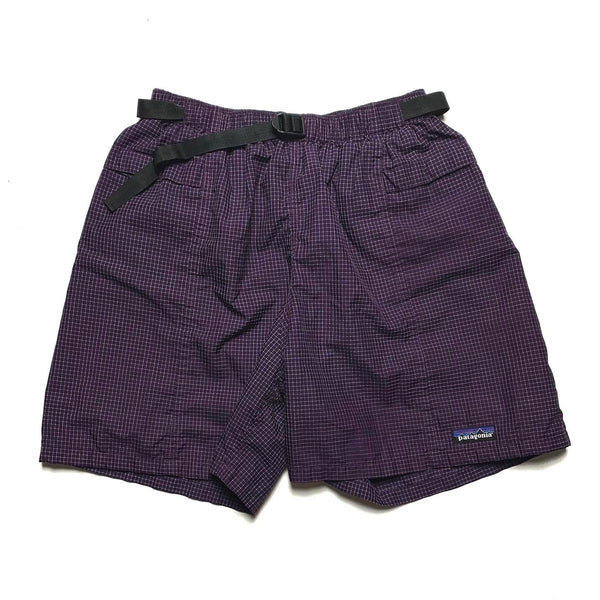 SP97 Patagonia 5” Printed River Shorts, Gridstop: Purple (M)