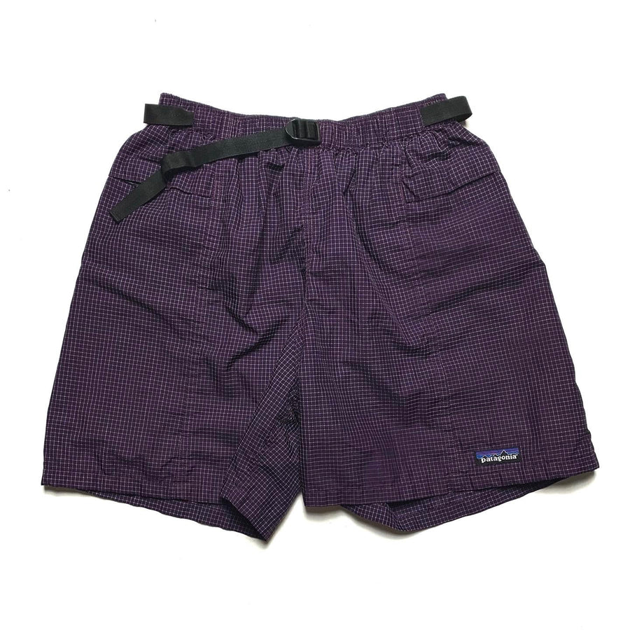 SP97 Patagonia 5” Printed River Shorts, Gridstop: Purple (M)