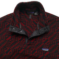 FA98 Patagonia Printed Synchilla Snap-T, P’op: Black & Red (L)