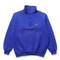1987 Patagonia Cotton Diamond Quilt Pullover, Cobalt (L)