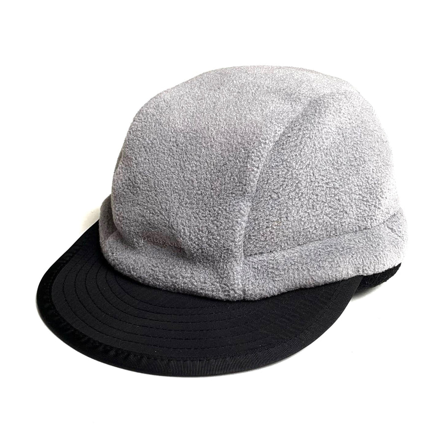 2009 Patagonia Synchilla Duckbill Cap, Light Grey & Black (M)
