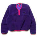 1990 Patagonia Retro Pile Paddling Pullover, Purple & Red (M)