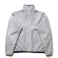 1991 Patagonia Retro Pile Cardigan, Heather Grey & Bright Navy (XL)