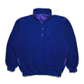 SP92 Patagonia Collared Synchilla Pullover, Navy/Purple (XL)