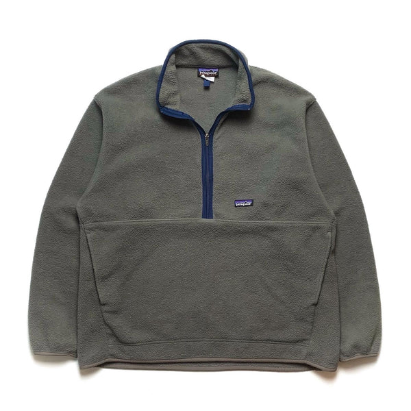 FA’05 Patagonia Synchilla Marsupial Pullover, Grey/Navy (XL)