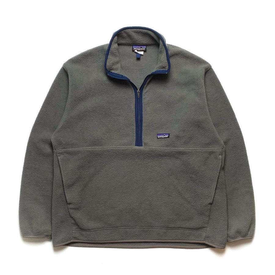 FA’05 Patagonia Synchilla Marsupial Pullover, Grey/Navy (XL)