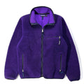 1990 Patagonia Made In The U.S.A. Retro Pile Cardigan, Eggplant (M)