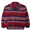 1996 Patagonia Printed Synchilla Snap-T, Saltillo: Burnt Chili (XL)