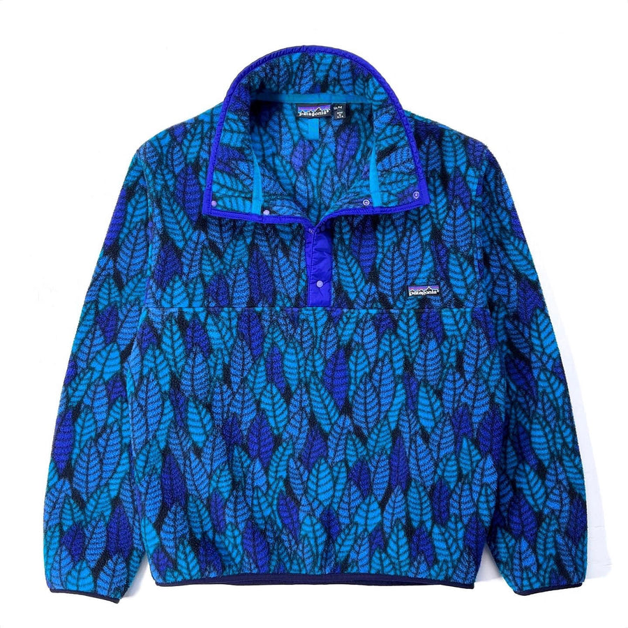 1992 Patagonia Printed Synchilla Snap-T, Spears: Sapphire (M)